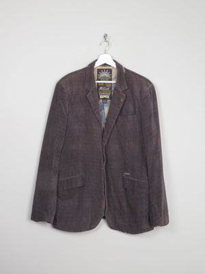 Mens Printed Velvet Scotch and Soda Jacket 42" - The Harlequin