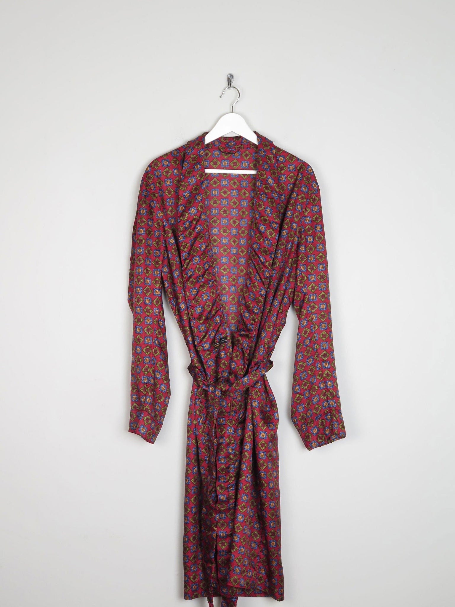 Mens Tootal Hortex Paisley Vintage Smoking Style Dressing Gown M/L - The Harlequin