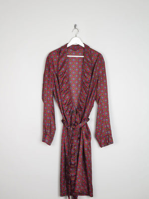 Mens Tootal Hortex Paisley Vintage Smoking Style Dressing Gown M/L - The Harlequin