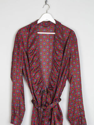 Mens Tootal Hortex Paisley Vintage Smoking Style Dressing Gown M/L - The Harlequin
