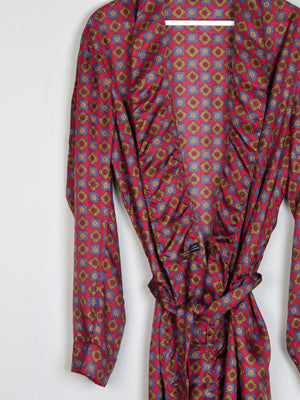 Mens Tootal Hortex Paisley Vintage Smoking Style Dressing Gown M/L - The Harlequin