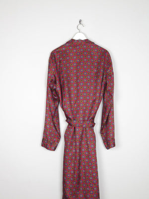 Mens Tootal Hortex Paisley Vintage Smoking Style Dressing Gown M/L - The Harlequin