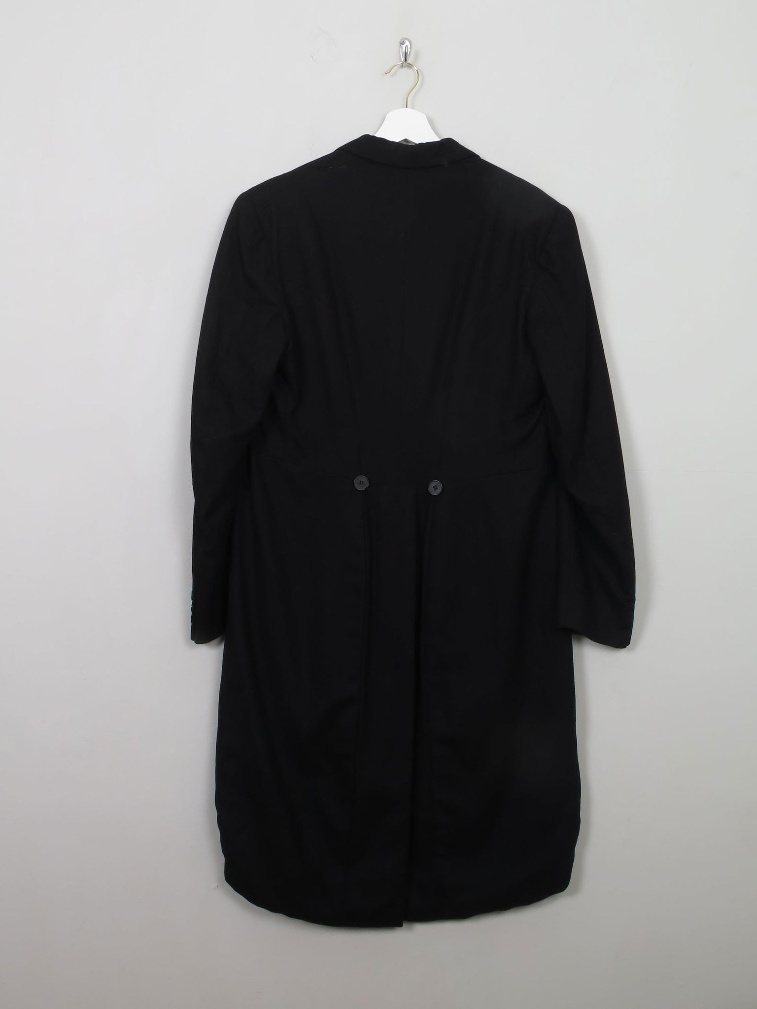 Mens Vintage Black Tails Coat 40 - The Harlequin