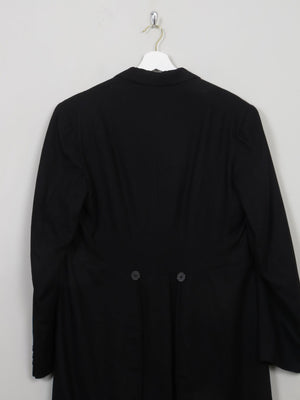 Mens Vintage Black Tails Coat 40 - The Harlequin