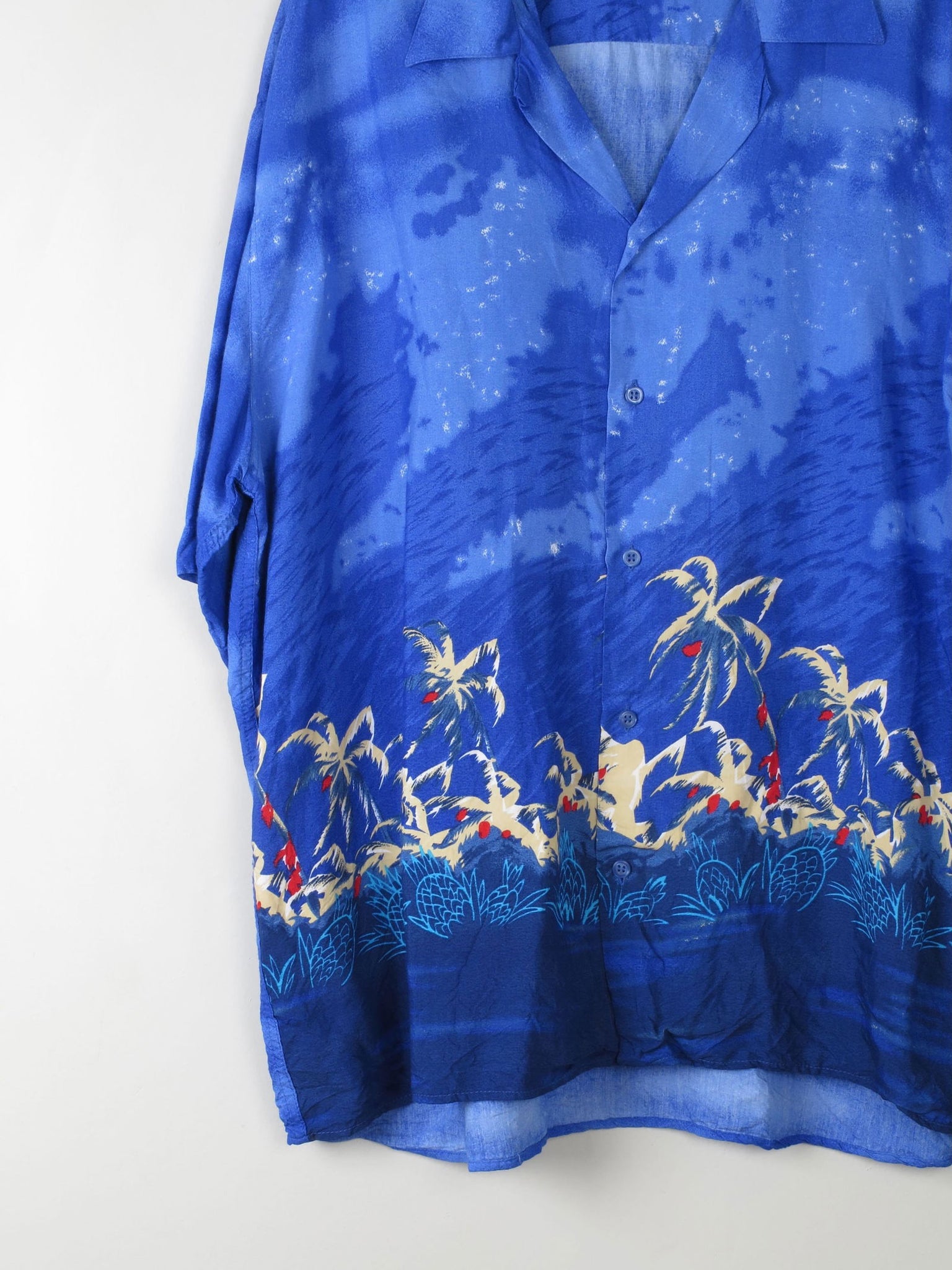 Mens Vintage Hawaiian Shirt XXL - The Harlequin