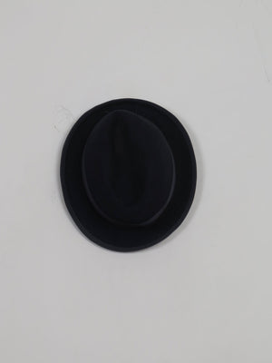 Mens Vintage Navy Trilby - The Harlequin