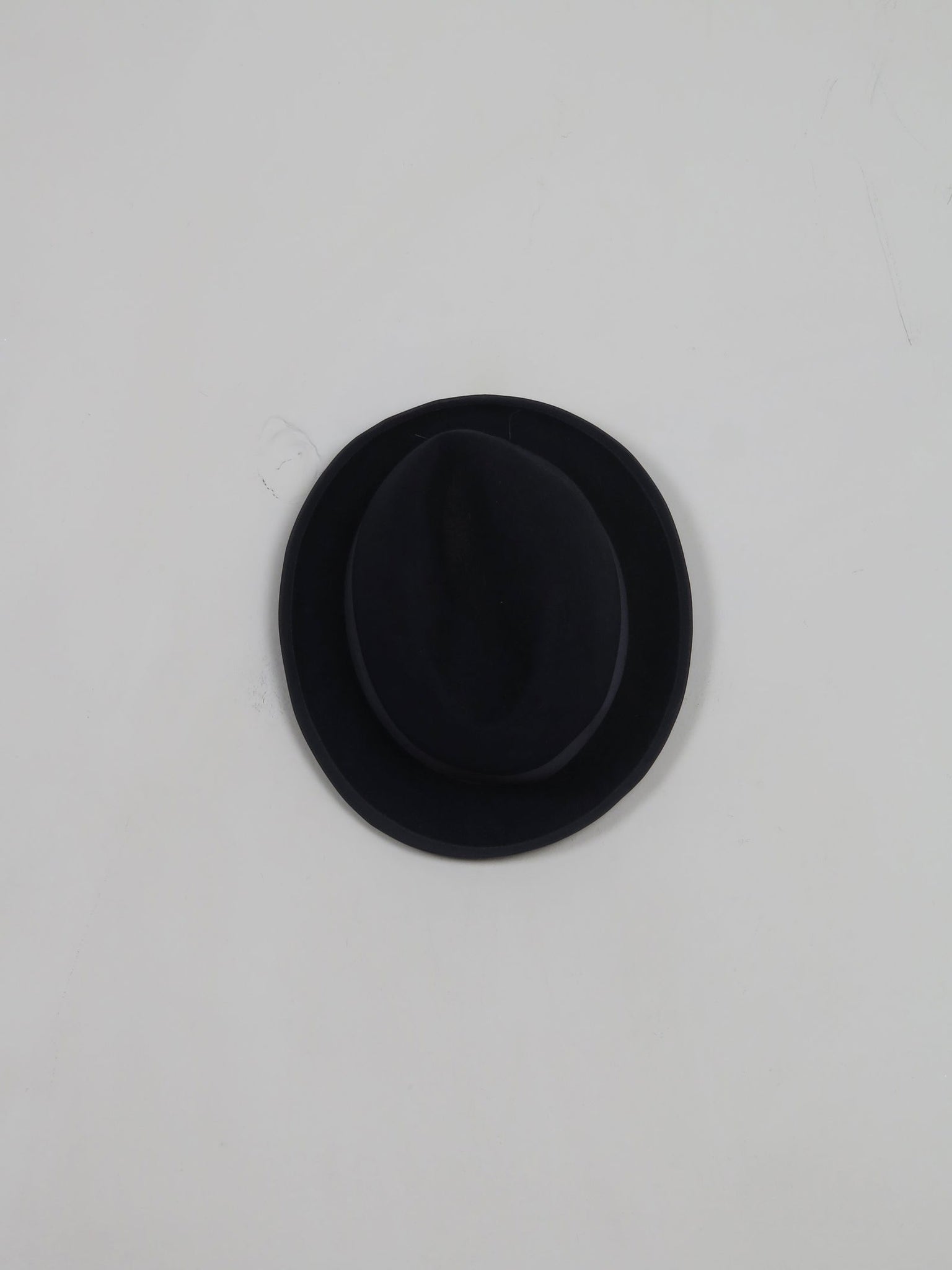 Mens Vintage Navy Trilby - The Harlequin