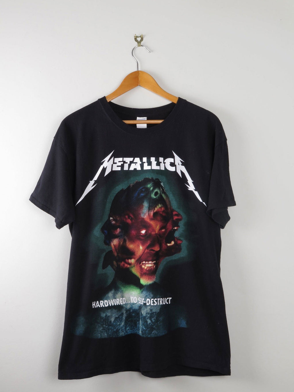 Metallica Vintage T-shirt Hard Wired To Self Destruct  L - The Harlequin