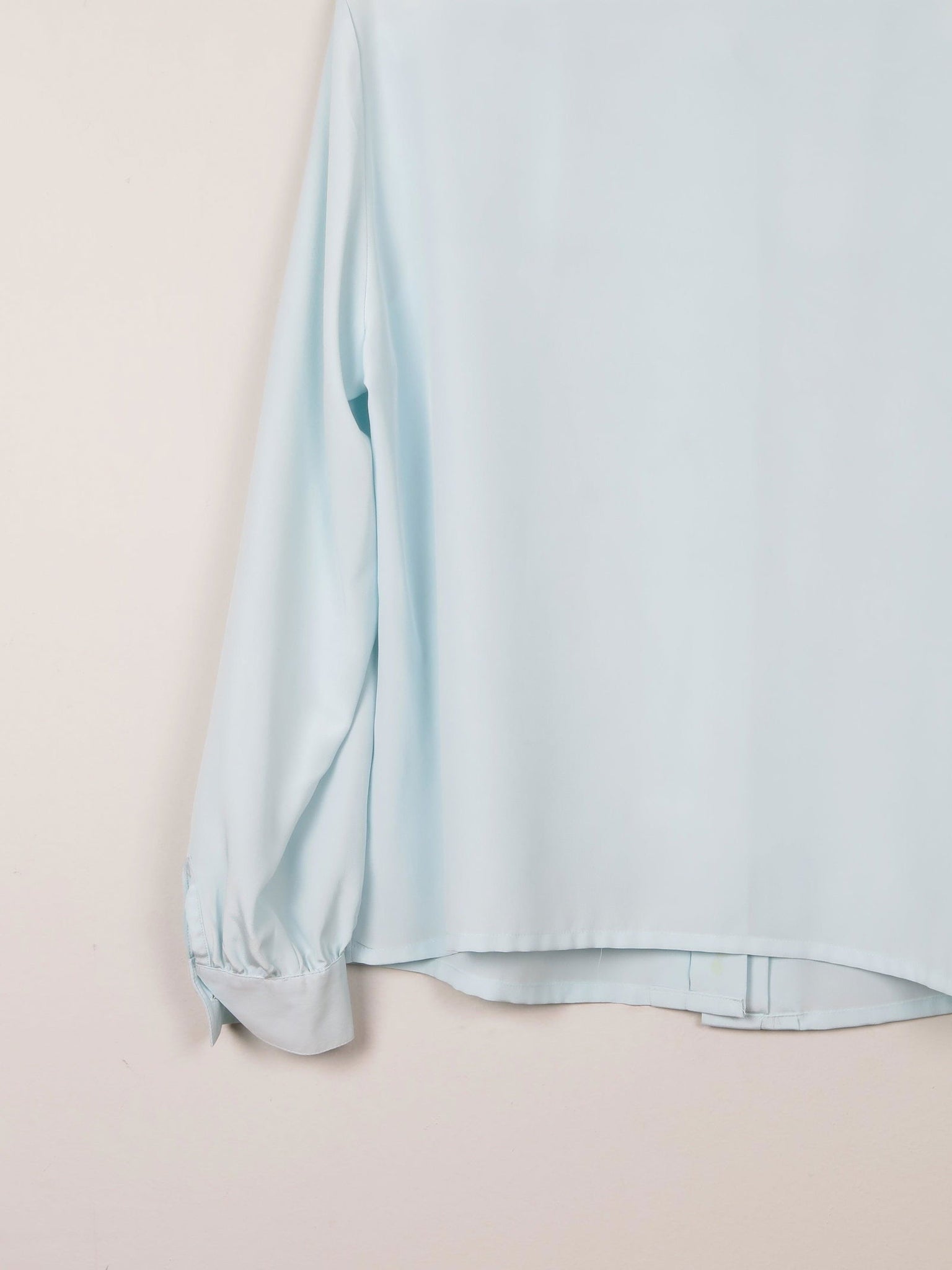 Mint Green Vintage Blouse With Collar M - The Harlequin