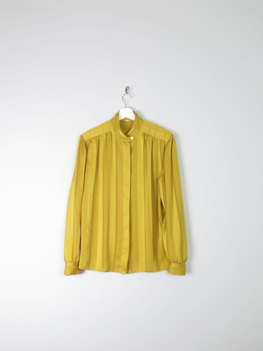 Mustard Vintage Mustard Blouse M - The Harlequin