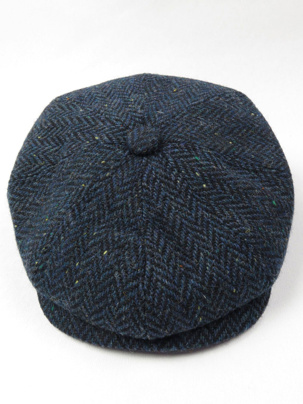 Navy Baker-Boy Flat Cap - The Harlequin