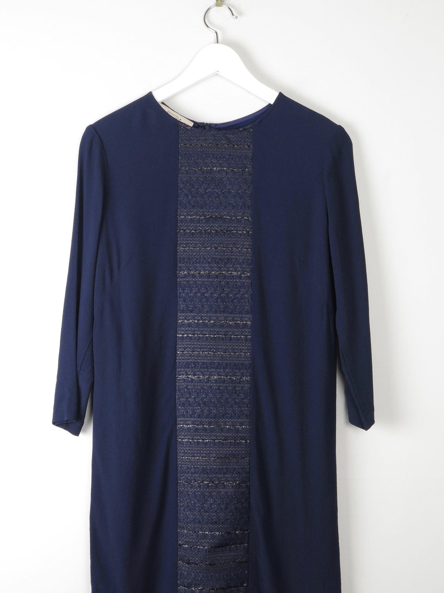 Navy Sessun Shift Dress S - The Harlequin