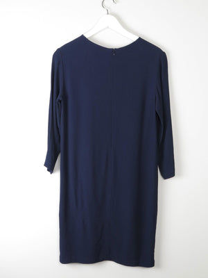 Navy Sessun Shift Dress S - The Harlequin