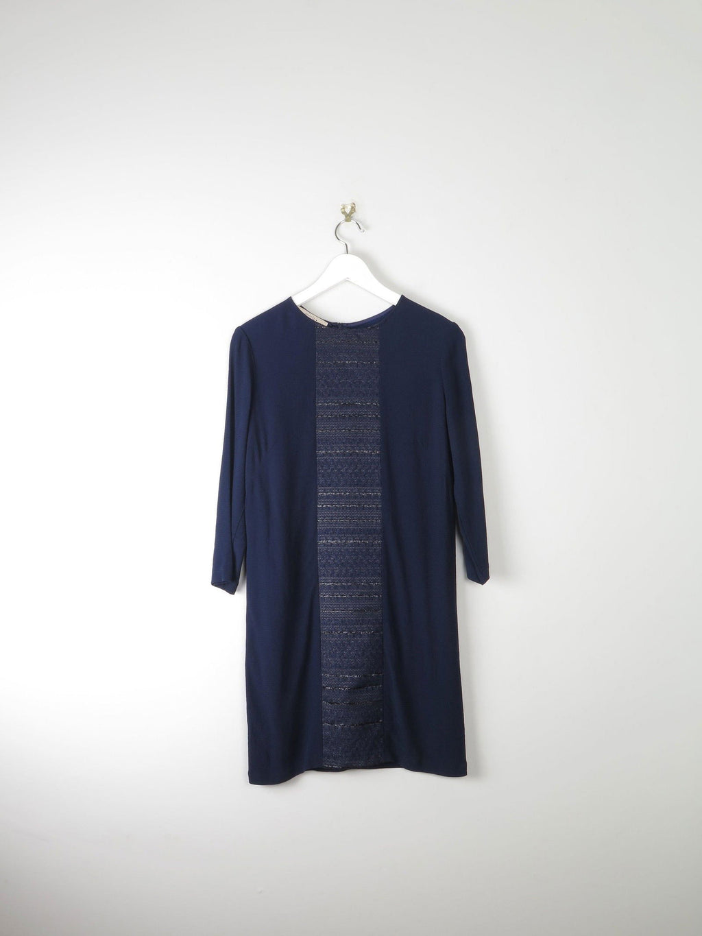 Navy Sessun Shift Dress S - The Harlequin