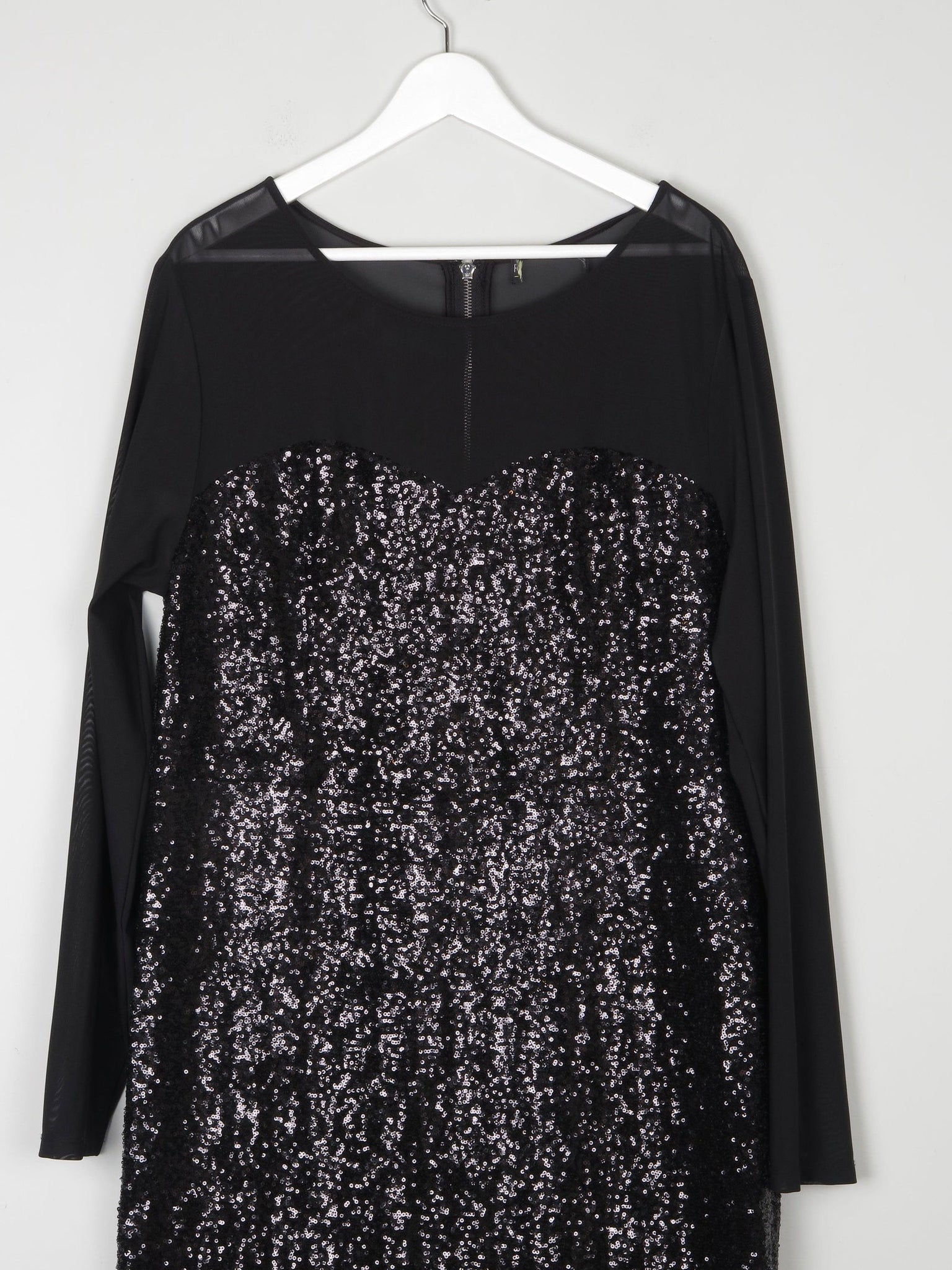 New Black Sequin & Black Dress XL/XXL - The Harlequin
