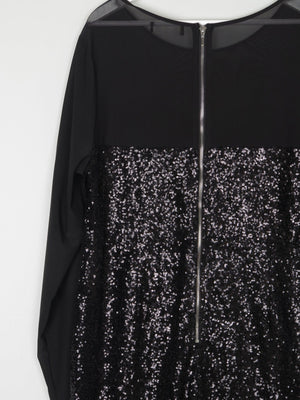 New Black Sequin & Black Dress XL/XXL - The Harlequin