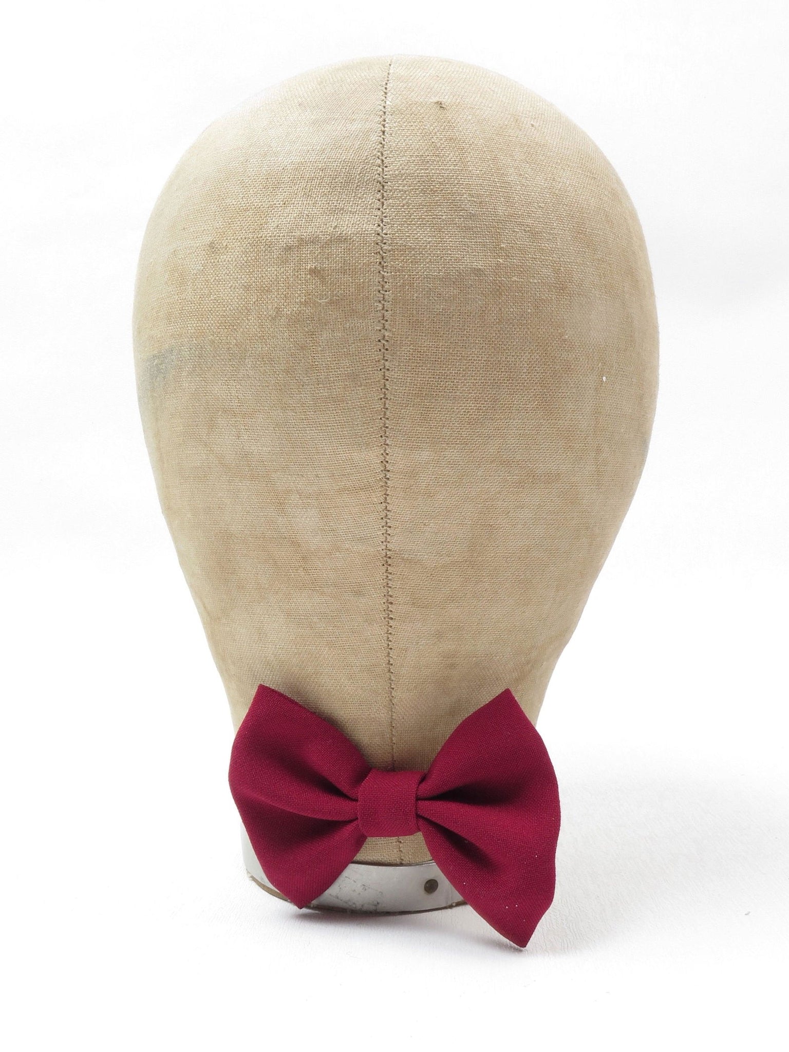 New Dickie Bow Tie On Elastic Available In Red/Burgundy /Navy - The Harlequin