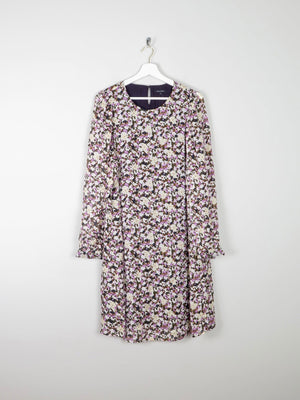 New Floral Vintage Style Marc O Polo Dress With Tag L/XL - The Harlequin