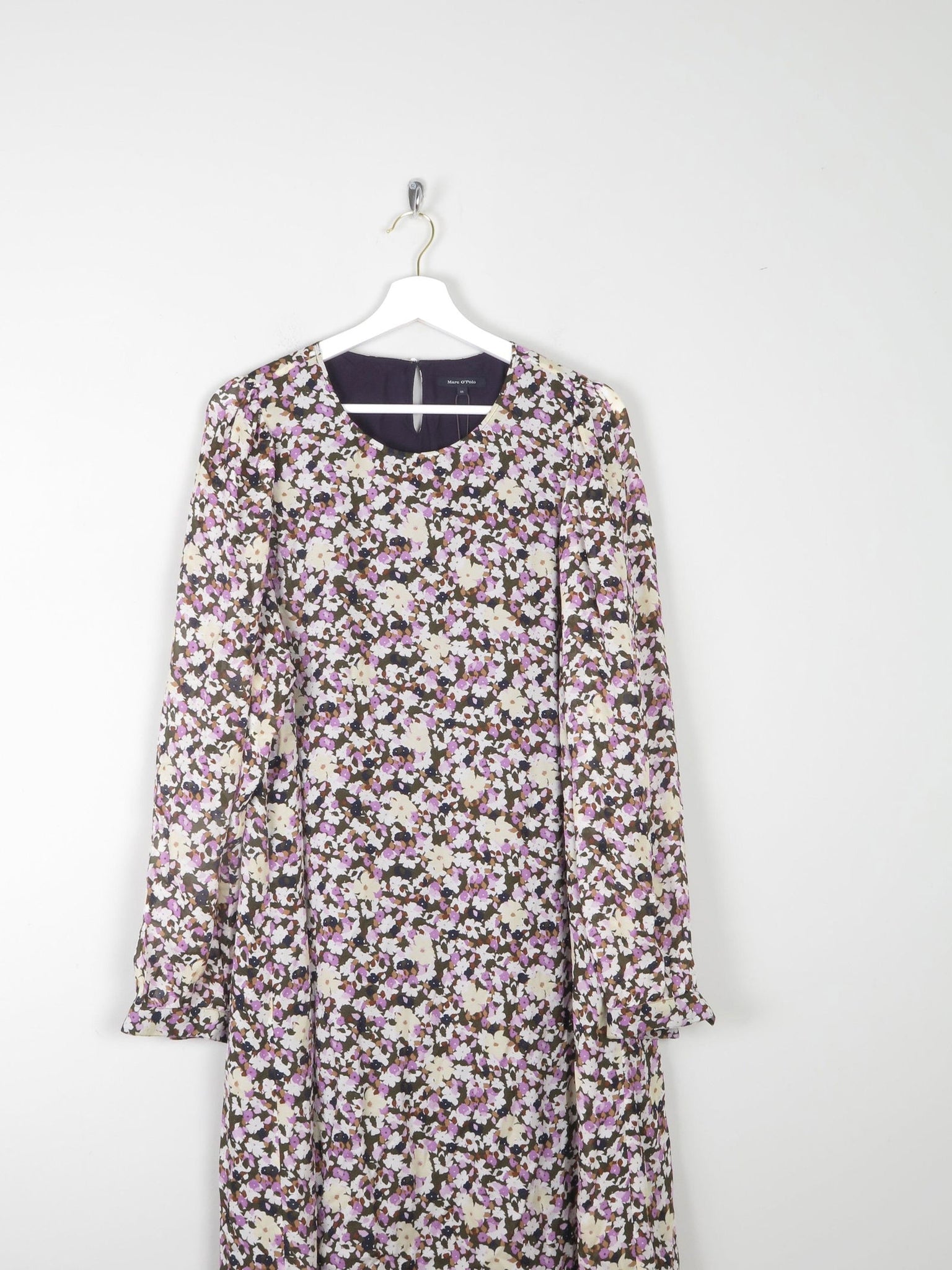 New Floral Vintage Style Marc O Polo Dress With Tag L/XL - The Harlequin