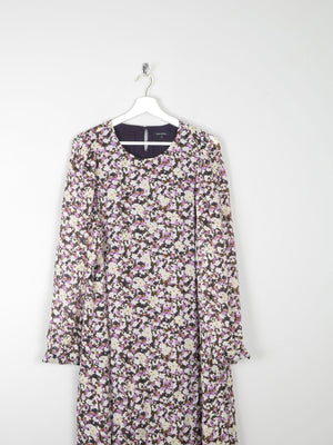 New Floral Vintage Style Marc O Polo Dress With Tag L/XL - The Harlequin