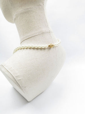 New Short Vintage Style Pearl Necklace - The Harlequin