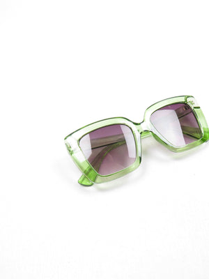 Oversized Square Women’s 70s Style Sunglasses - The Harlequin
