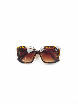 Oversized Square Women’s 70s Style Sunglasses - The Harlequin