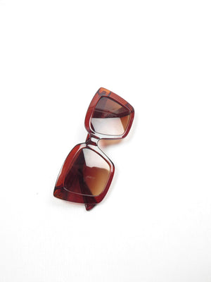Oversized Square Women’s 70s Style Sunglasses - The Harlequin
