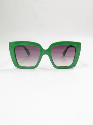 Oversized Square Women’s 70s Style Sunglasses - The Harlequin
