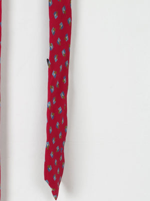 Paco Rabanne Silk Tie Wine Printed - The Harlequin