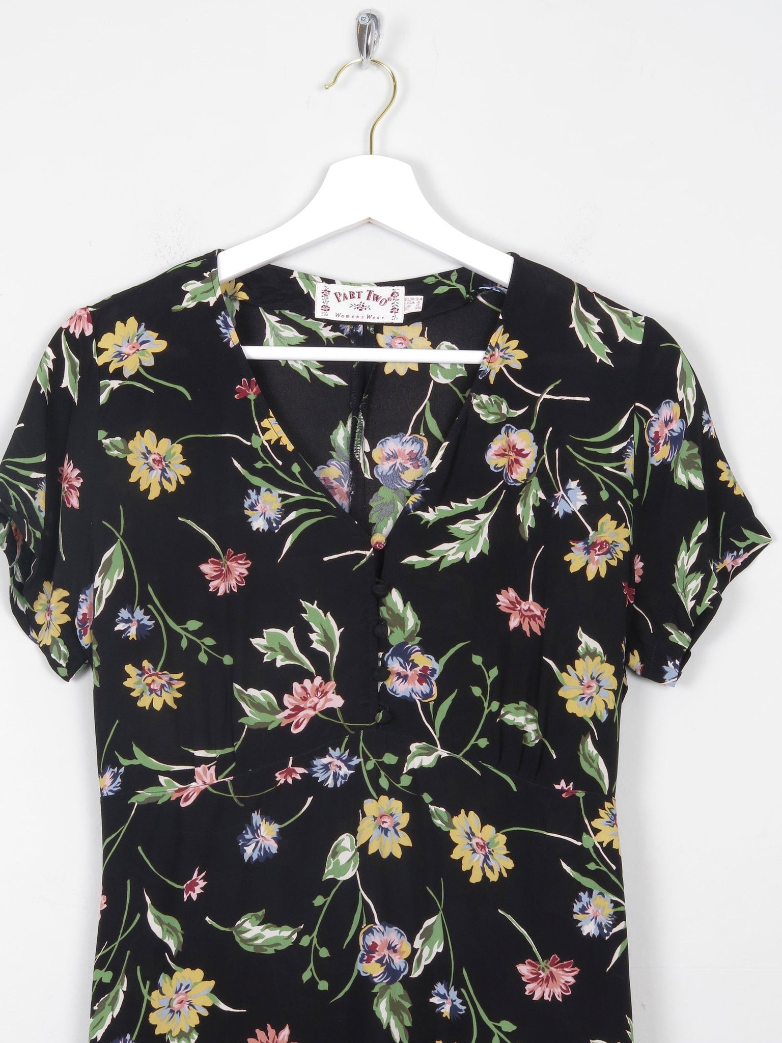 PartTwo Vintage Floral Dress 8/10 - The Harlequin
