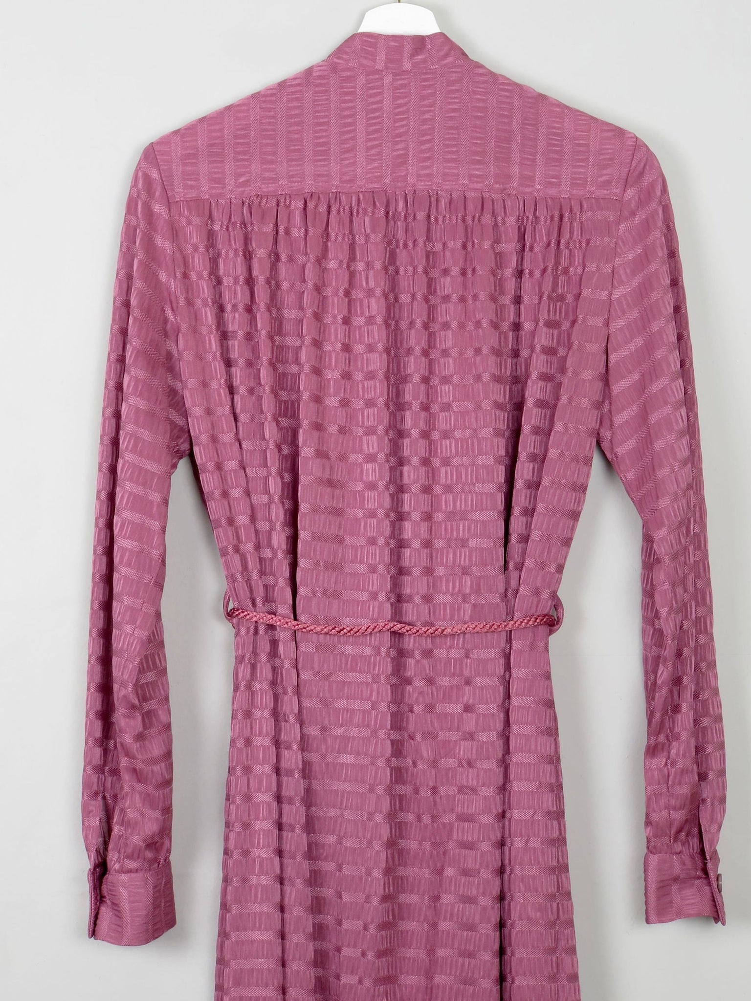 Pink 1970s Vintage Dress Shirt Style M - The Harlequin