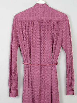 Pink 1970s Vintage Dress Shirt Style M - The Harlequin