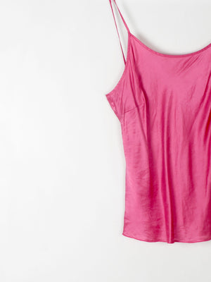 Pink Silk Camisole Top S/M - The Harlequin