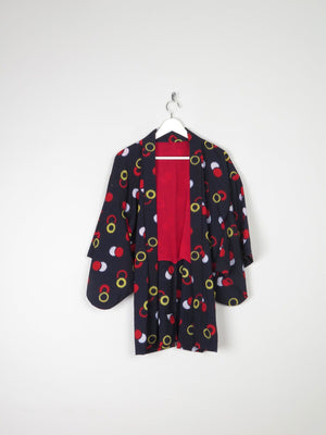 Polka Dot Vintage Kimono M - The Harlequin