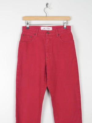 Red Lee Cooper Vintage Jeans 29W - The Harlequin