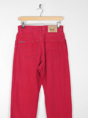 Red Lee Cooper Vintage Jeans 29W - The Harlequin