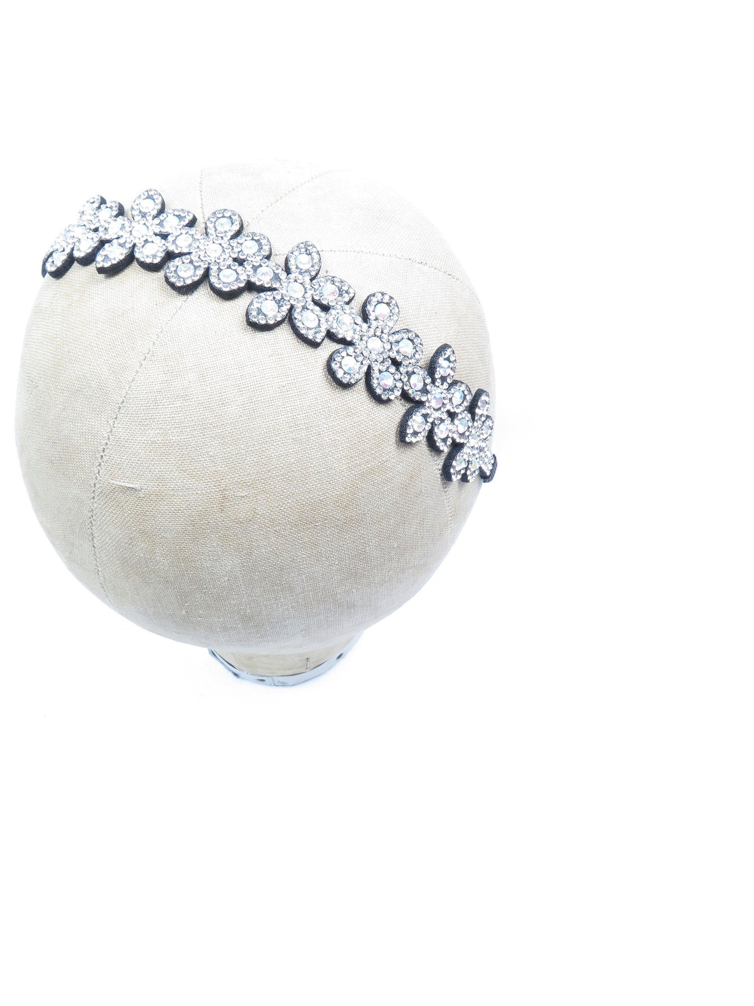 Sequin & Diamanté Floral 1920s Style Motif Hairband Head piece New - The Harlequin