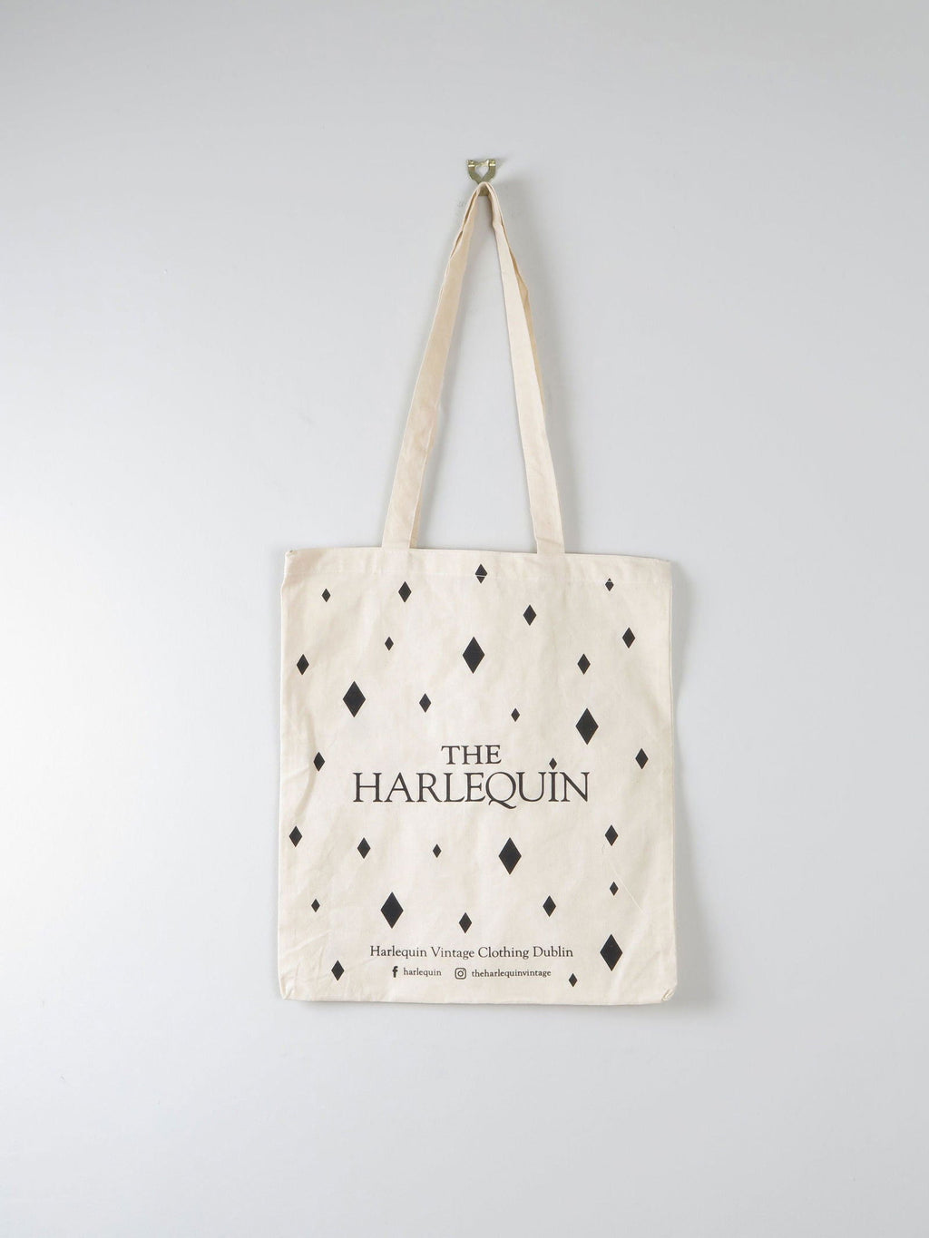 The Harlequin Cotton Tote Shopper - The Harlequin