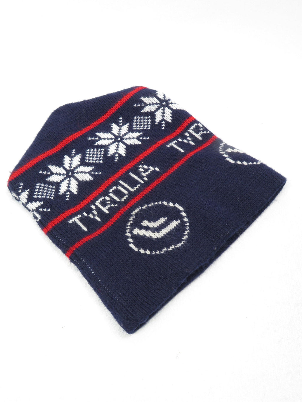 Vintage Tyrolia Ski Hat Navy & Red - The Harlequin