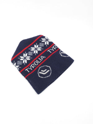 Vintage Tyrolia Ski Hat Navy & Red - The Harlequin