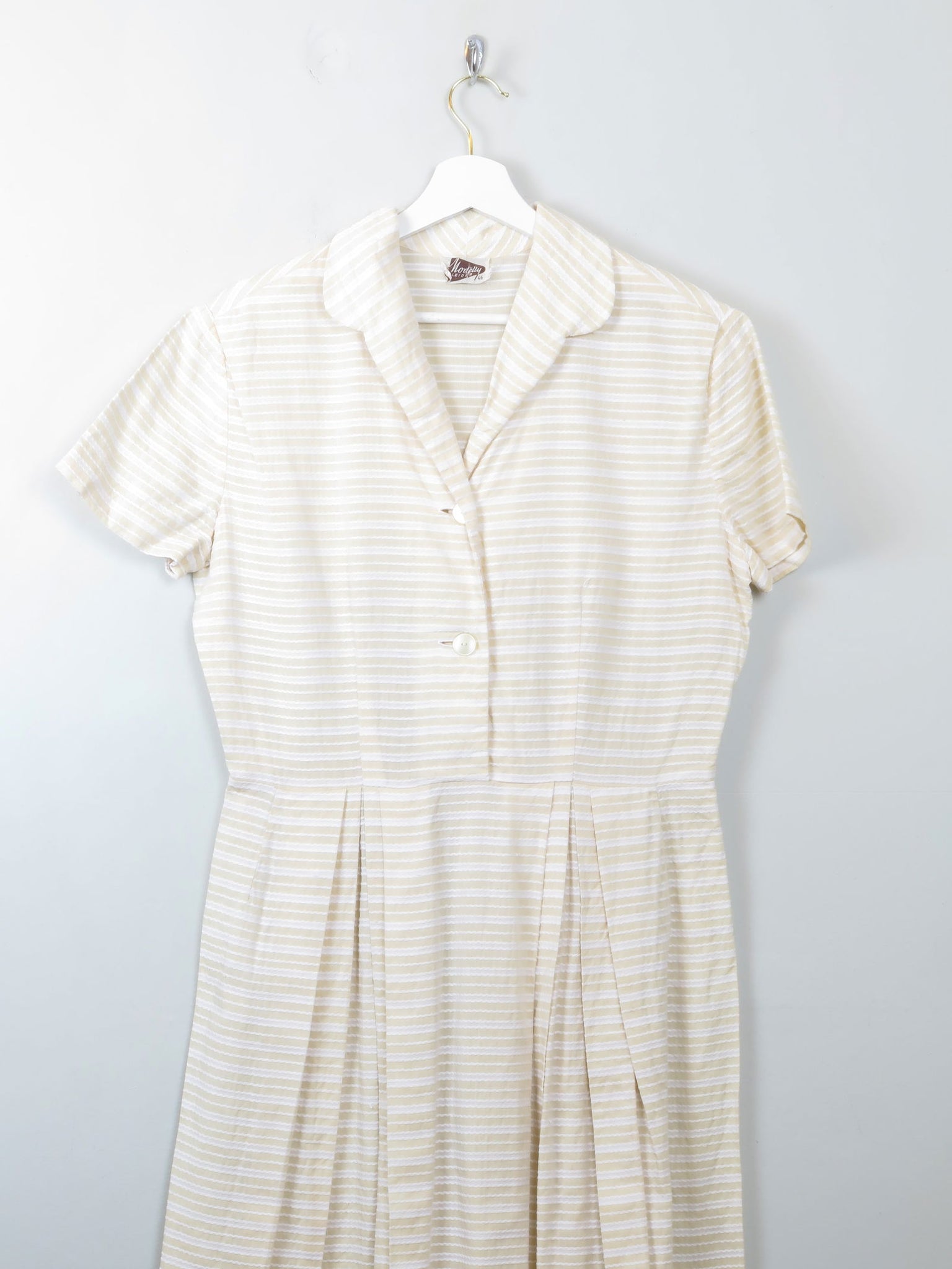 Vintage 1950s Buttermilk Dress M - The Harlequin