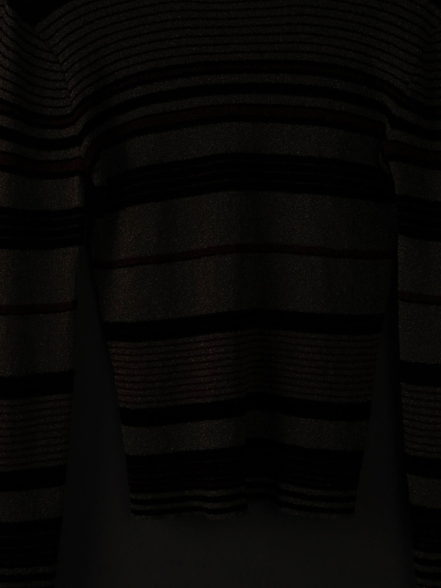 Vintage 1970s Velvet With Lurex Pinstripes S - The Harlequin
