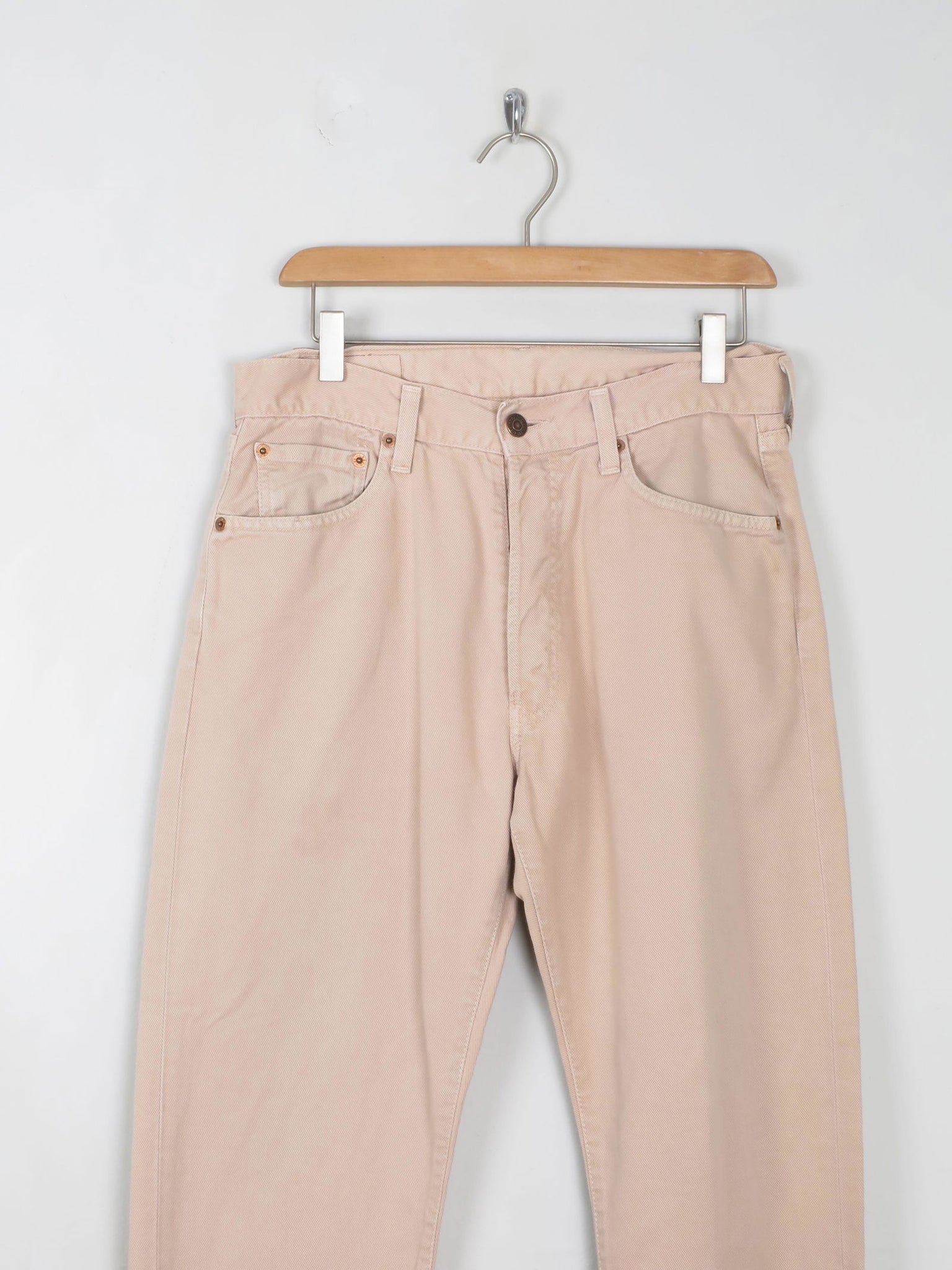 Vintage Beige Levis 551s 31”W 32”L - The Harlequin