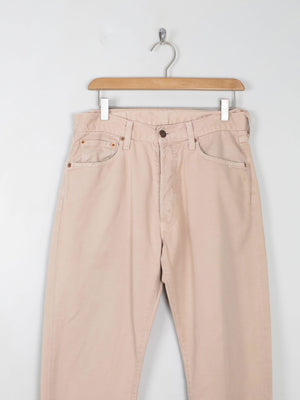 Vintage Beige Levis 551s 31”W 32”L - The Harlequin