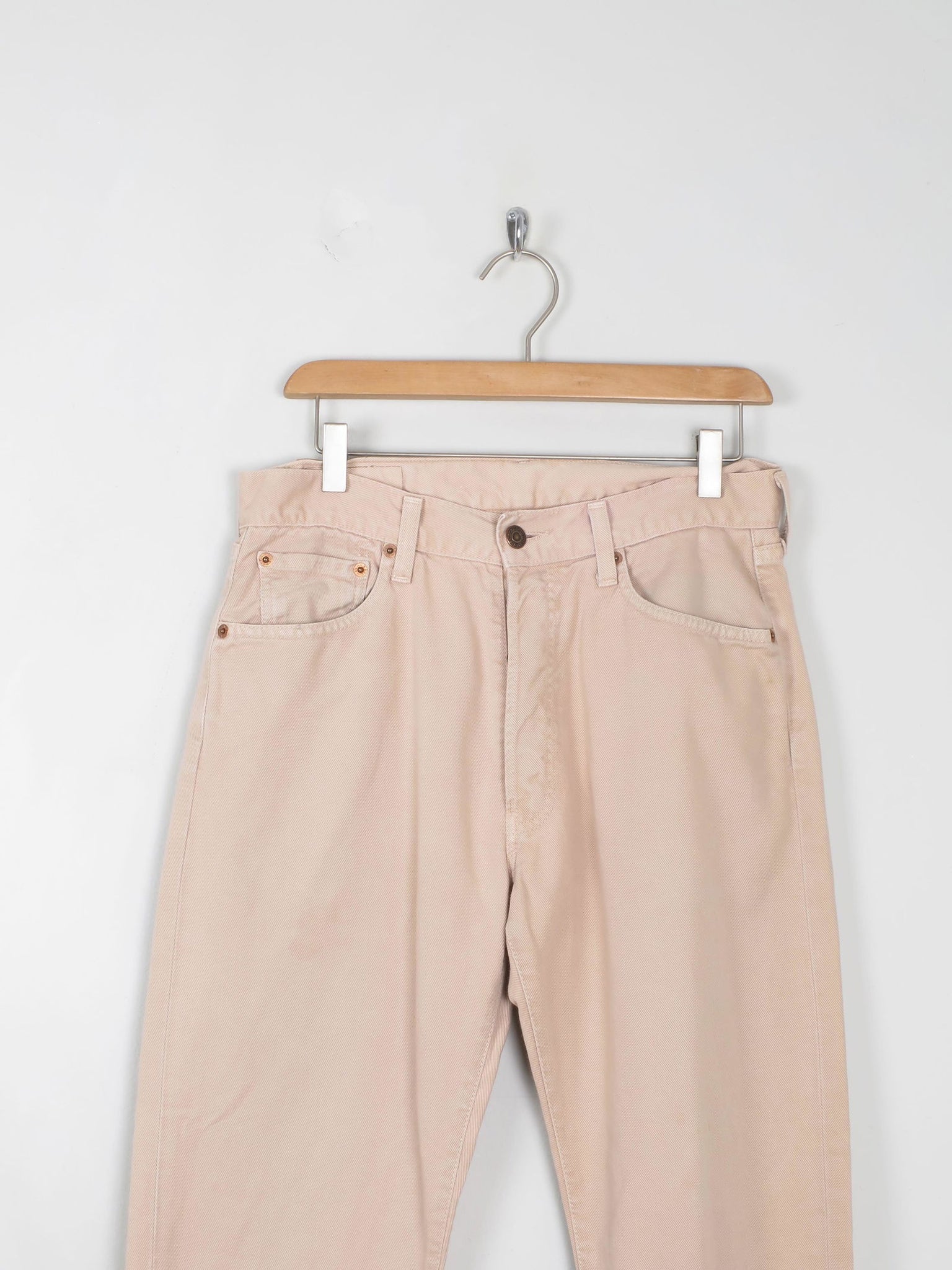 Vintage Beige Levis 551s 31”W 32”L - The Harlequin