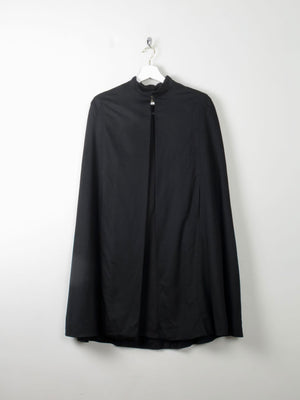 Vintage Black 1940s Cape By Miss Atkins S - The Harlequin