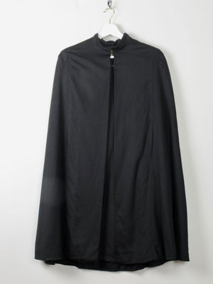 Vintage Black 1940s Cape By Miss Atkins S - The Harlequin