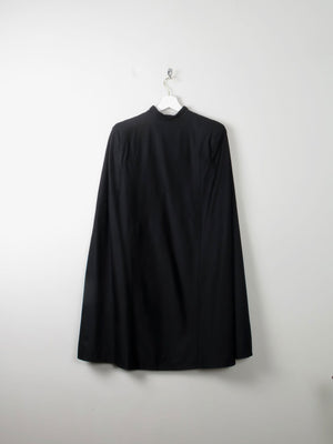 Vintage Black 1940s Cape By Miss Atkins S - The Harlequin