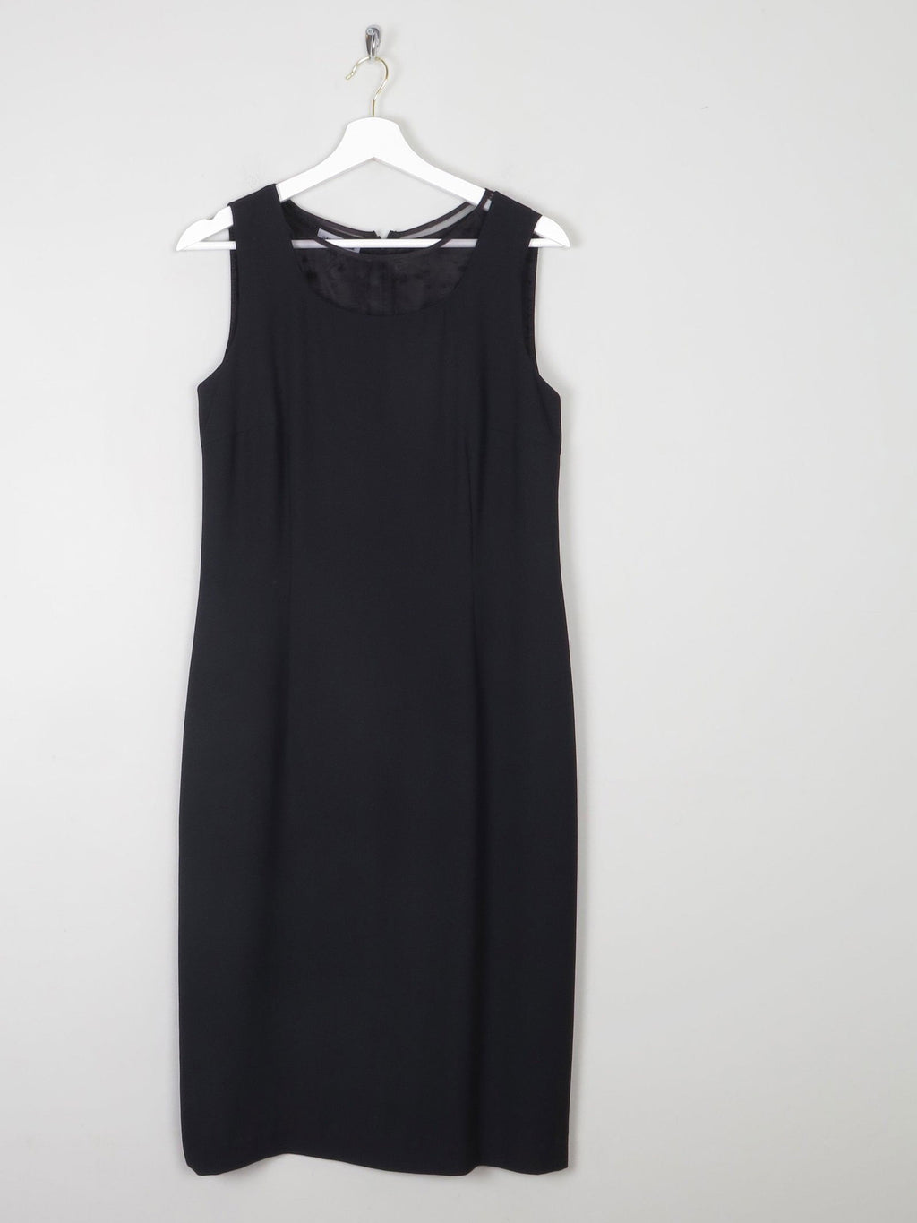 Vintage Black 90s Fitted Gerry Weber Dress S - The Harlequin